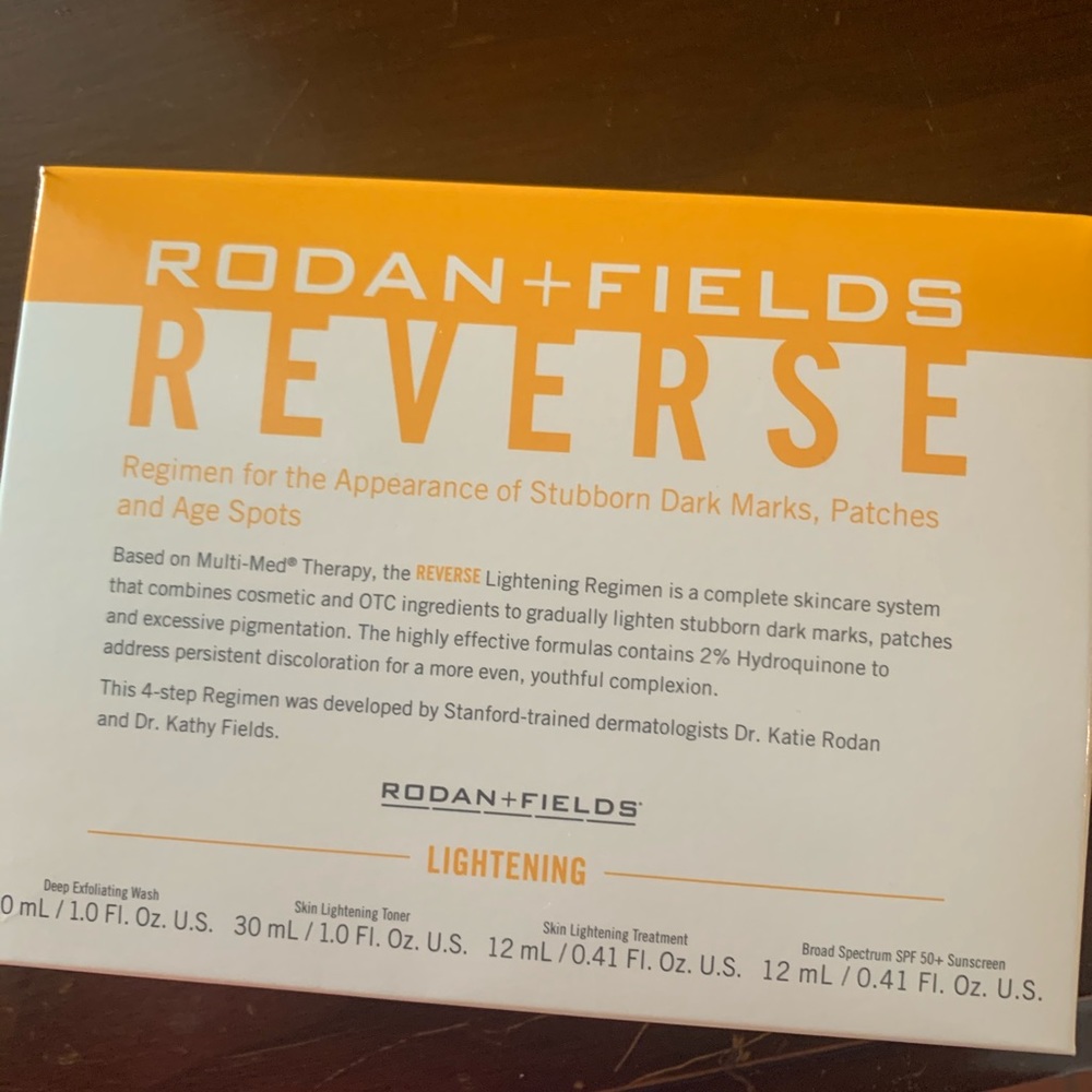 Rodan & Fields travel regimen Lightening